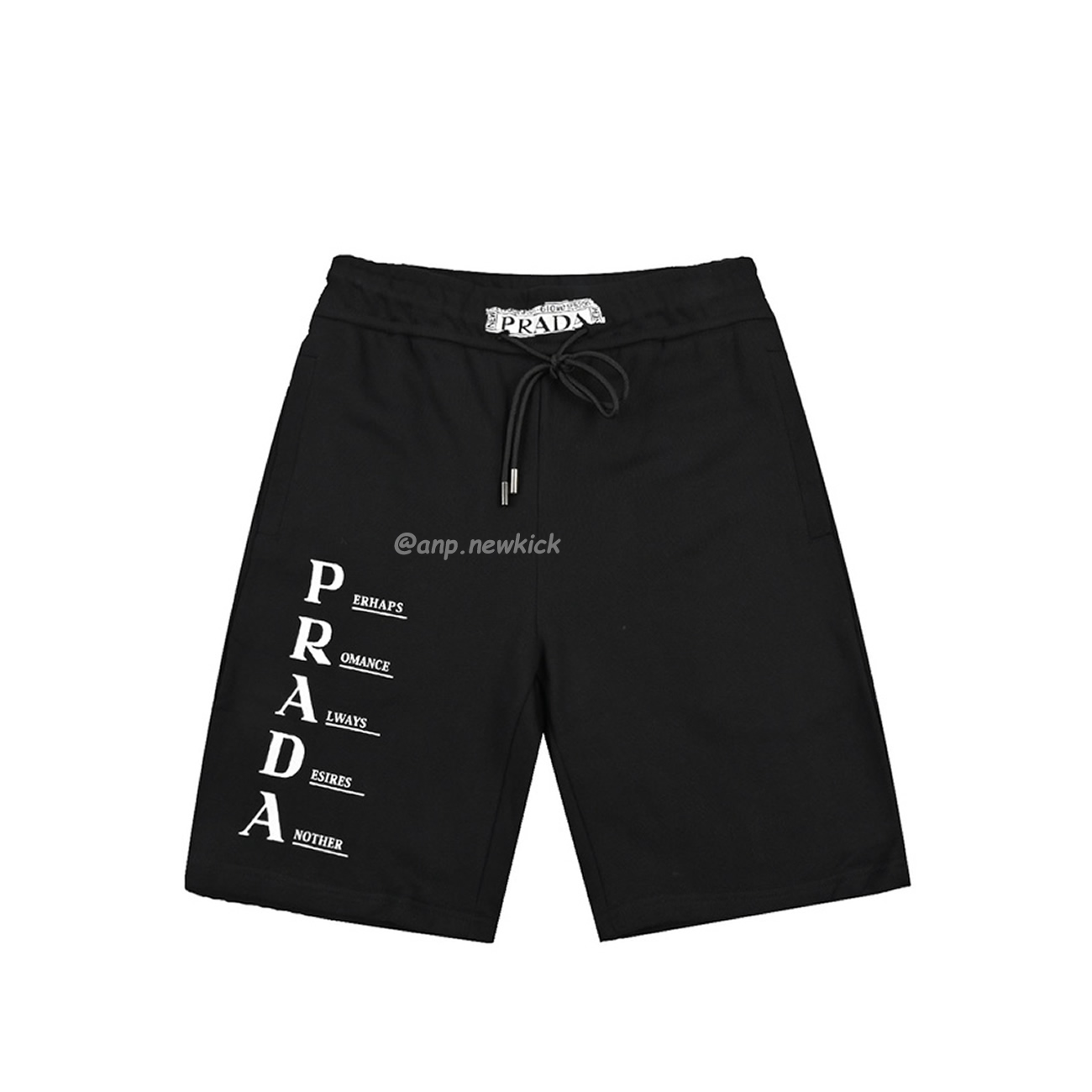 Prada Triangle Letter Logo Printed Shorts (1) - www.newkick.vip